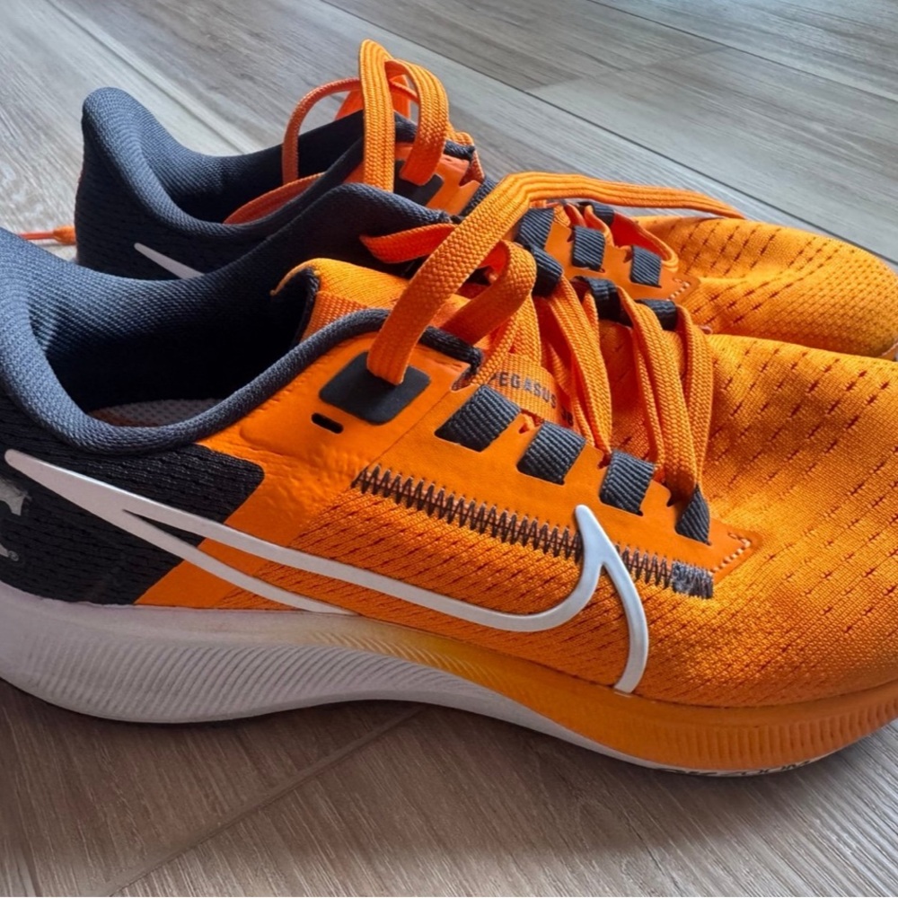 Nike Bright Orange and Black Sneakers